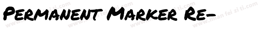 Permanent Marker Re字体转换